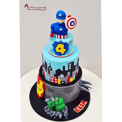 Avengers cake - Cake by Naike Lanza