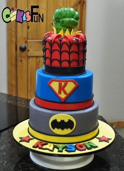 Super Hero Cake - Cake by Cakes For Fun