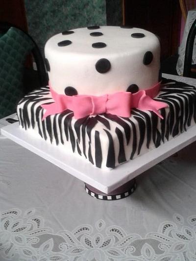zebra cake - Cake by SweetPsCafe