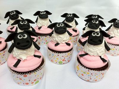 Sheep Cupcakes - Cake by SugarMommas Custom Cakes