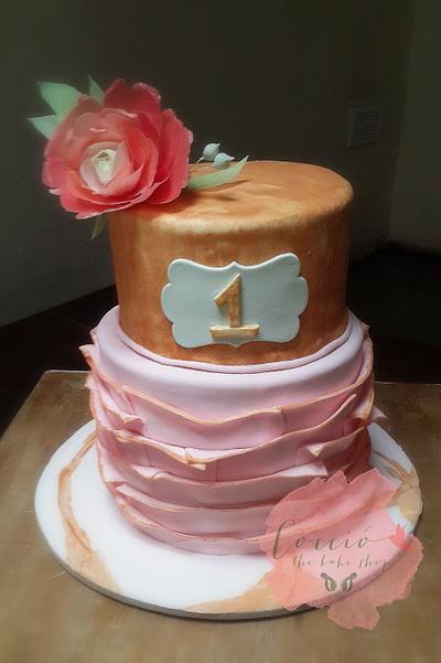 Elegant Pink - Cake by Cocció - the bake shop -Vallari Joshi