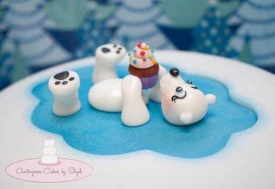 Polar Bear Birthday - Cake by Centerpiece Cakes By Steph