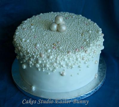 Pearls wedding cake - Cake by Irina Vakhromkina