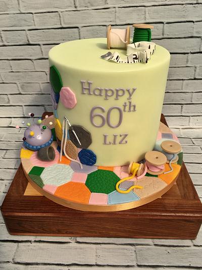 Sewing/Quilting Cake - Cake by Lorraine Yarnold