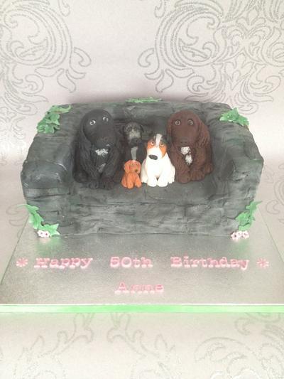 Little dog cake - Cake by silversparkle