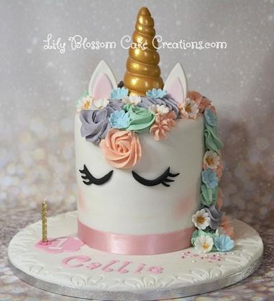 Unicorn Cake - Cake by Lily Blossom Cake Creations