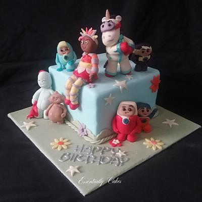 Go Jetters & In the night garden - Cake by Essentially Cakes
