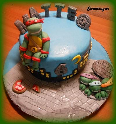 NINJA TURTLE'S CAKE - Cake by sweetsugar
