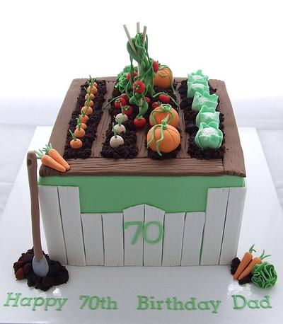 Vegetable Garden cake - Cake by Cake A Chance On Belinda