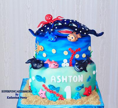 Finding Dory cake - Cake by Super Fun Cakes & More (Katherina Perez)