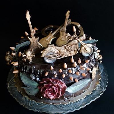 Rock spirit cake - Cake by Crema pasticcera by Denitsa Dimova