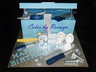 Toolbox and Tools - Cake by Raewyn Read Cake Design