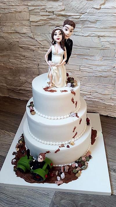 Wedding cake for farmer - Cake by ondra