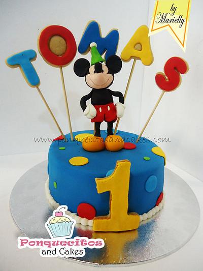 I love Mickey - Cake by Marielly Parra