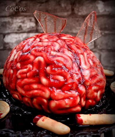 Brain Cake  - Cake by Lynette Brandl