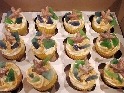 Sea Glass Cupcakes - Cake by Joanne