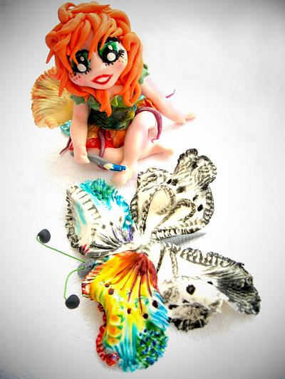 Rainbow Fairy - Cake by Crisan Monica/Mimi Cake Figurines