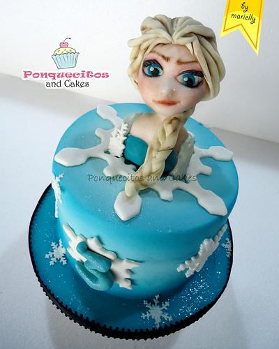 Elsa Cake  - Cake by Marielly Parra
