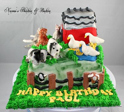 Farm Yard - Cake by Naomi's Shaken & Baken