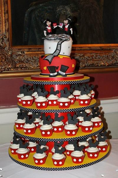 Mickey Mouse Civil Partnership - Cake by Delights by Design