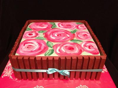 Lilly Pulitzer KitKat Cake - Cake by Lani Paggioli