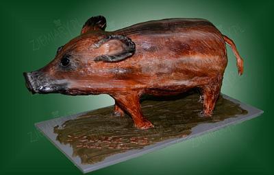 cake boar piglet - Cake by Anna Krawczyk-Mechocka