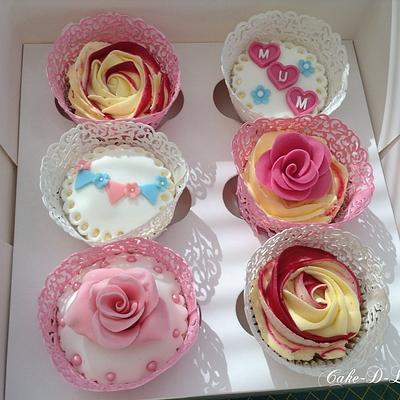 Mum birthday cupcakes  - Cake by Sweet Lakes Cakes