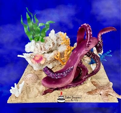 Octopus shoe - Cake by Iris Rezoagli