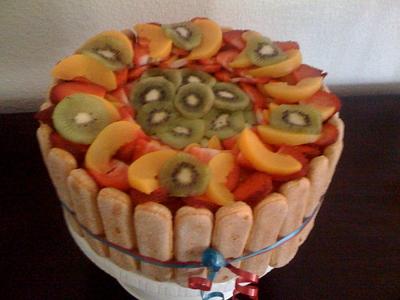 Russian Charlotte Fruit cake - Cake by Teresa