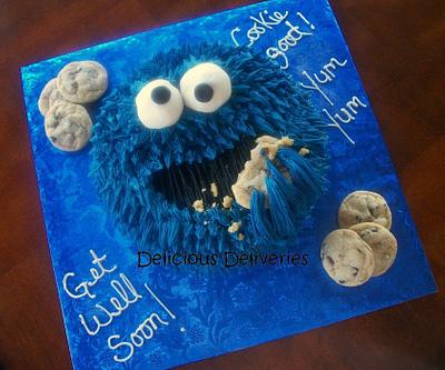 Cookie Monster Cake - Cake by DeliciousDeliveries