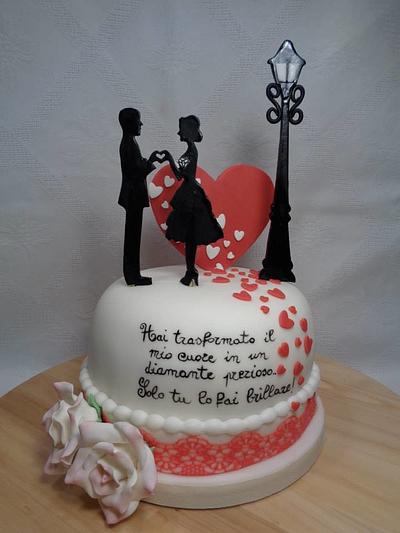 Declaration of love - Cake by silviacucinelli