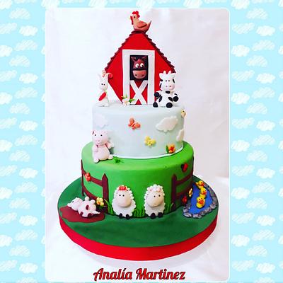 La granja (the farm) - Cake by Analía Martínez
