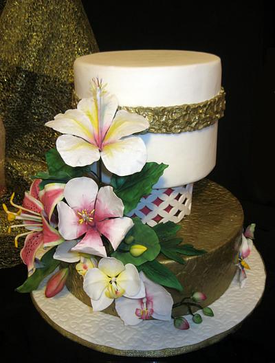 flower - Cake by MELANIASCAKEATELIER