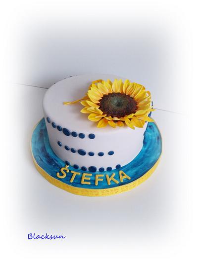 Sunflower birthday - Cake by Zuzana Kmecova