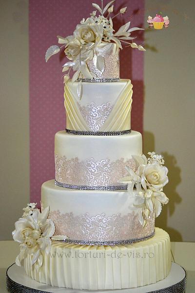  Elegant Wedding Cake - Cake by Viorica Dinu