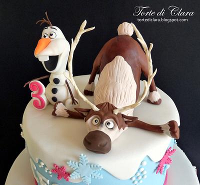 Frozen cake - Cake by Clara