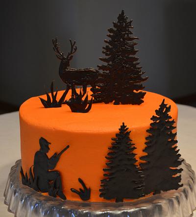 Deer Silouhette - Cake by copperhead