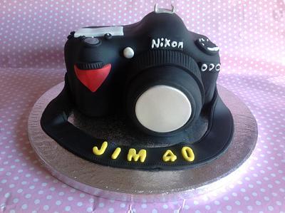Nikon Camera - Cake by Carolyn