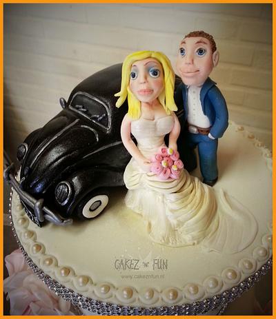 Wedding Cake Topper - Cake by Dirk Luchtmeijer