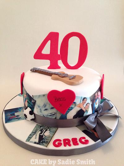 40 years in a cake - Cake by Sadie Smith