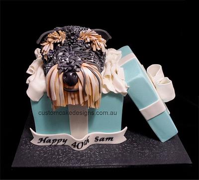 Pet Schnauzer Birthday Cake - Cake by Custom Cake Designs