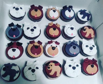 Dog cupcakes - Cake by ggr