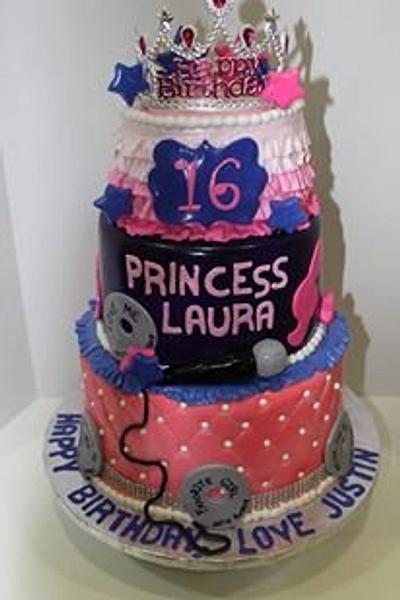 Justin Loves Laura Birthday Cake - Cake by Teresa Markarian