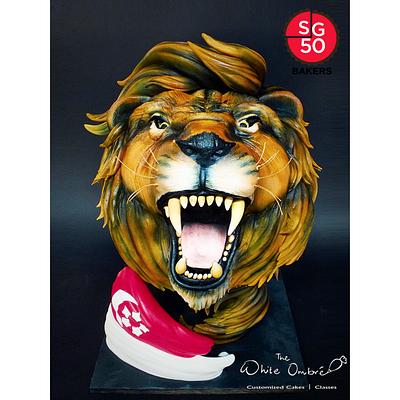 Roar Of The Lion - SG50 Bakers Collab - Cake by Nicholas Ang