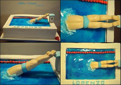 Swimming pool cake  - Cake by Silvia Mancini Cake Art