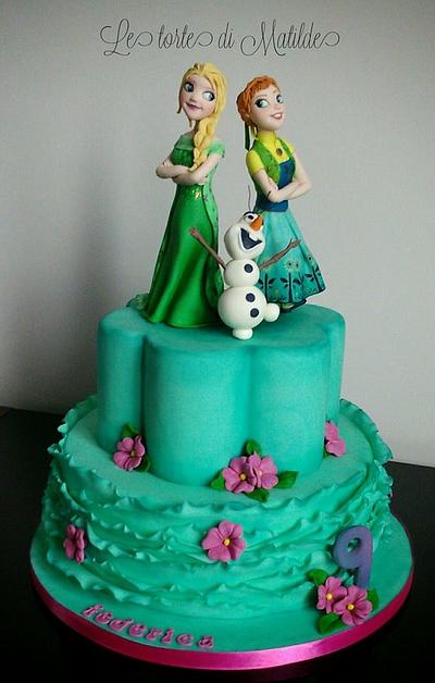 Frozen Anna e Elsa - Cake by Matilde