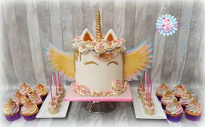 Unicorn Party cake - Cake by Sam & Nel's Taarten
