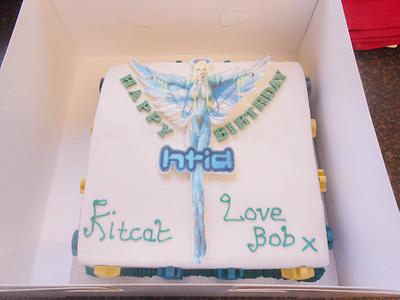 HTID angel cake - Cake by Deborah Wagstaff