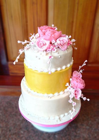 Engagement cake - Cake by Minna Abraham