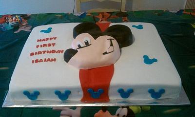 Mickey Mouse Full Sheet Birthday Cake - Cake by Aryelle Dall